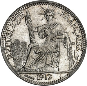 IIIe République (1870-1940). 10 cent(ièmes) 1912, Paris.