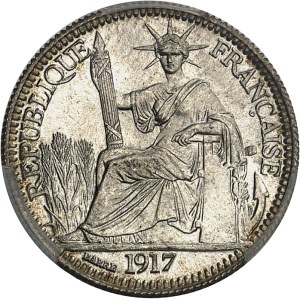 IIIe République (1870-1940). 10 cent(ièmes) 1917, Paris.