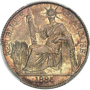 IIIe République (1870-1940). 20 cent(ièmes) 1885, A, Paris.