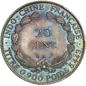 IIIe République (1870-1940). 20 cent(ièmes) 1885, A, Paris.