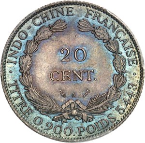 Third Republic (1870-1940). 20 cent 1885, A, Paris.