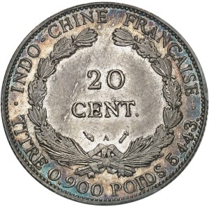 IIIe République (1870-1940). 20 cent(ièmes) 1892, A, Paris.