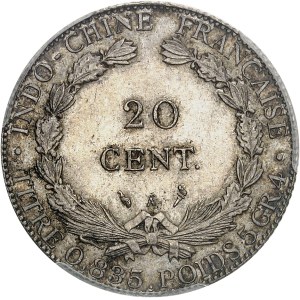 IIIe République (1870-1940). 20 cent(ièmes) 1898, A, Paris.