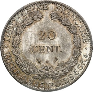 IIIe République (1870-1940). 20 cent(ièmes) 1914, A, Paris.