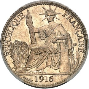 IIIe République (1870-1940). 20 cent(ièmes) 1916, A, Paris.