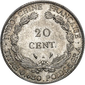 IIIe République (1870-1940). 20 cent(ièmes) 1928, A, Paris.