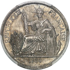 IIIe République (1870-1940). Piastre 1886, A, Paris.
