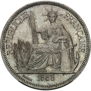 IIIe République (1870-1940). Piastre 1888, A, Paris.