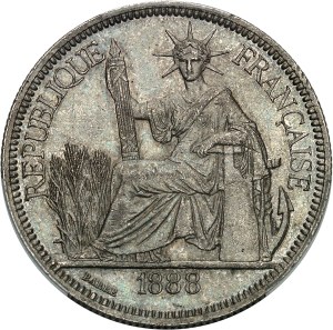 Third Republic (1870-1940). Piastre 1888, A, Paris.