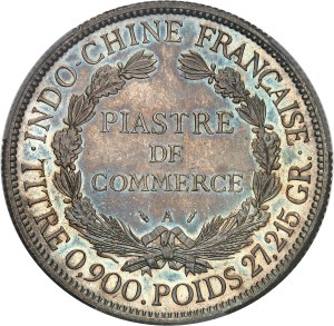 Third Republic (1870-1940). Piastre 1889, A, Paris.