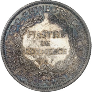 IIIe République (1870-1940). Piastre, Flan bruni (PROOF) 1889, A, Paris.