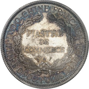 IIIe République (1870-1940). Piastre, Flan bruni (PROOF) 1889, A, Paris.