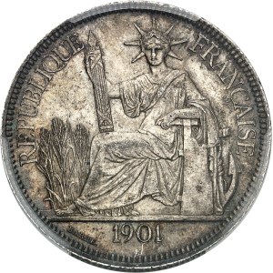 IIIe République (1870-1940). Piastre 1901, A, Paris.