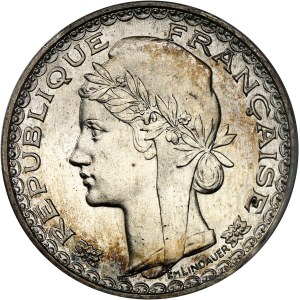 IIIe République (1870-1940). Essai-piéfort de la piastre, Frappe spéciale (SP) 1931, A, Paris.