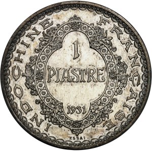 IIIe République (1870-1940). Essai-piéfort de la piastre, Frappe spéciale (SP) 1931, A, Paris.