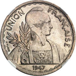 IVe République (1947-1958). 1 piastre 1947, Paris.
