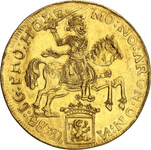 Borneo, Sultanate of Banjar. Gold presentation coin, module 20 ducats, on the type of the ducaton de Hollande (1759) [c.1830?], Banjarmasin ?