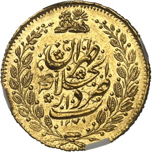 Nassereddine Chah (1848-1896). Toman AH 1271 (1854-1855), Téhéran.