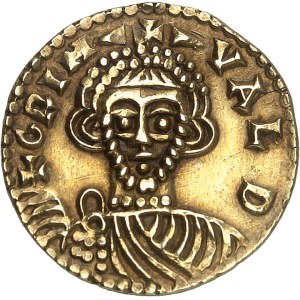 Bénévent (principauté de), Grimoald III comme Prince (792-806). Solidus, classe 2, légende rétrograde au revers ND, Bénévent.