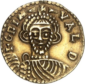 Benevento (principality of), Grimoald III as Prince (792-806). Solidus, class 2, retrograde legend on reverse ND, Benevento.