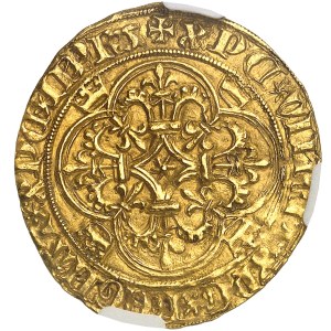 Asti, Charles d’Orléans (1408-1422). Écu d’or, sans le titre de seigneur d’Asti ND (1419 ou 1422 ?), Orléans ?