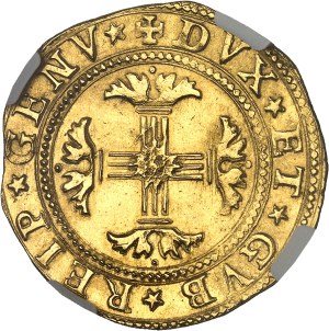Genoa, Republic (1528-1797). 2 doppie dated 1643 CS, Genoa.