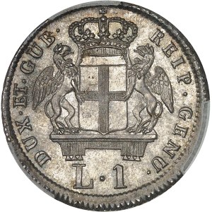 Gênes, République (1528-1797). 1 lire 1794, Gênes.