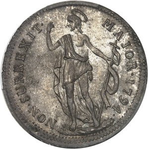 Gênes, République (1528-1797). 1 lire 1794, Gênes.