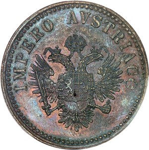 Lombardy-Venetia, Franz Joseph I (1849-1866). 15 centesimi 1852, V, Venice.