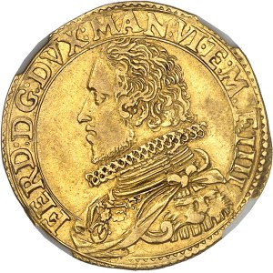 Mantoue, Ferdinand Gonzague (1612-1626). Doppia datée MDCXVI (1616), Mantoue.