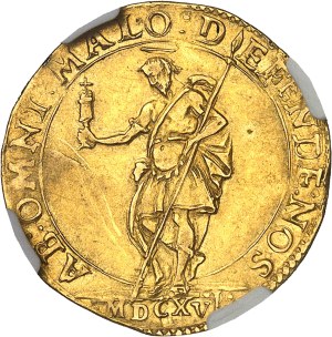 Mantua, Ferdinand Gonzaga (1612-1626). Doppia dated MDCXVI (1616), Mantua.