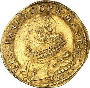 Mantua, Vincent II Gonzague (May to December 1627). 2 doppie dated 1627, Mantua.
