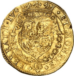 Mantua, Vincent II Gonzague (May to December 1627). 2 doppie dated 1627, Mantua.