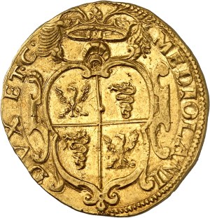 Milan (Duchy of), Philip III (1598-1621). 2 doppie dated or quadruple 1617, Milan.