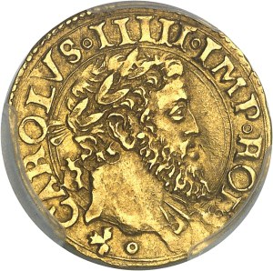 Naples, Charles V (1516-1554). Ducat ND (1548-1556) IBR, Naples.