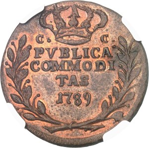 Naples and Sicily, Ferdinand IV (1759-1816). 3 tornesi 1789 P-CC, Naples.