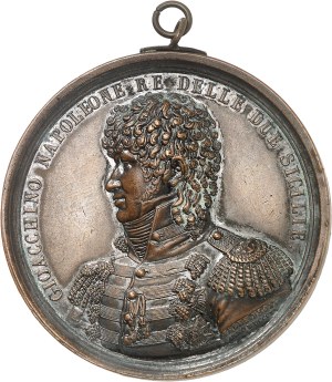 Naples, Joachim Murat (1808-1815). Medal, capture of Capri in 1808, by Jaley 1811 (1813), Naples.
