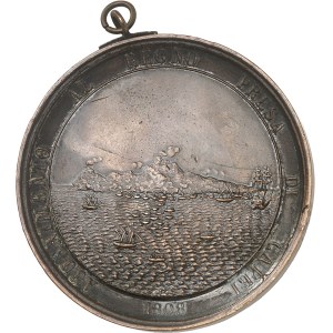 Naples, Joachim Murat (1808-1815). Médaille, prise de Capri en 1808, par Jaley 1811 (1813), Naples.