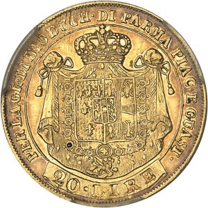 Parma, Marie-Louise (1815-1847). 20 lira 1832/15, Milan.