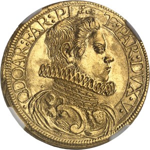 Piacenza, Odoardo Farnese (1622-1646). 2 doppie dated MDCXXVI (1626) LX, Piacenza.