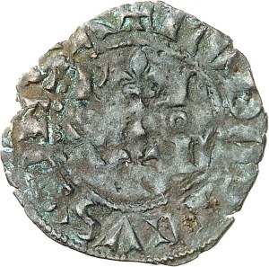 Savoie, Barony of Vaud, Louis II (1302-1350). Double tournois, 1st type ND (c.1340), Pierre-Châtel.