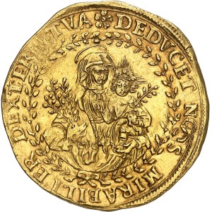 Savoie, François-Hyacinthe (1637-1638). Quadruple écu d’or, régence de Marie Christine de Bourbon ND (1637-1638), Turin.