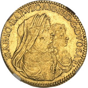 Savoie, Victor-Amédée II (1675-1730). Doppia, régence de sa mère 1678, Turin.