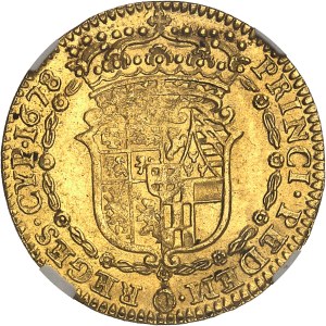 Savoy, Victor-Amédée II (1675-1730). Doppia, regency of his mother 1678, Turin.