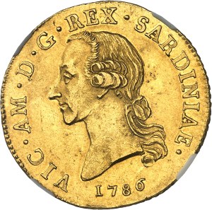 Savoy-Sardinia, Victor-Amédée III (1773-1796). 2.5 doppie (mezzo carlino) 1786, Turin.
