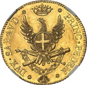 Savoy-Sardinia, Victor-Amédée III (1773-1796). 2.5 doppie (mezzo carlino) 1786, Turin.