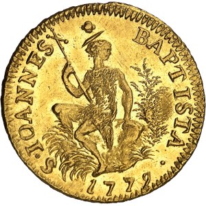 Toscane (Grand-duché de), Pierre-Léopold de Habsbourg-Lorraine (1765-1790). Ruspone (3 sequins) 1779, Florence.