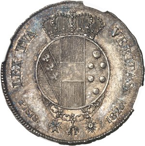 Tuscany (Grand Duchy of), Ferdinand III of Lorraine restored (1814-1824). Half-Francescone (small bust) 1820, Florence.