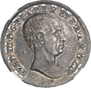 Tuscany (Grand Duchy of), Ferdinand III of Lorraine restored (1814-1824). Half-Francescone (large bust) 1823, Florence.