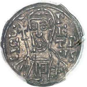 Vatican, Jean VIII (872-882). Denier avec Charles le Chauve ou Charles le Gros ND, Rome.